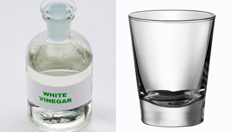 pulire i bicchieri in modo naturale