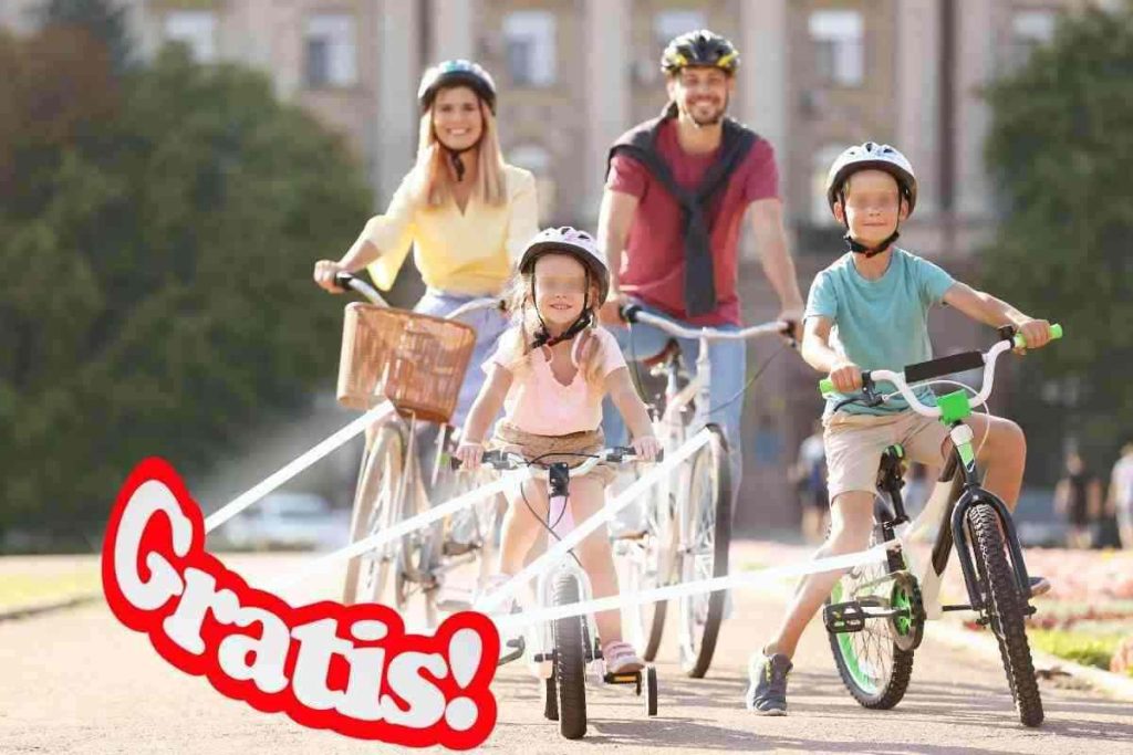 Biciclette gratis per tutta la famiglia