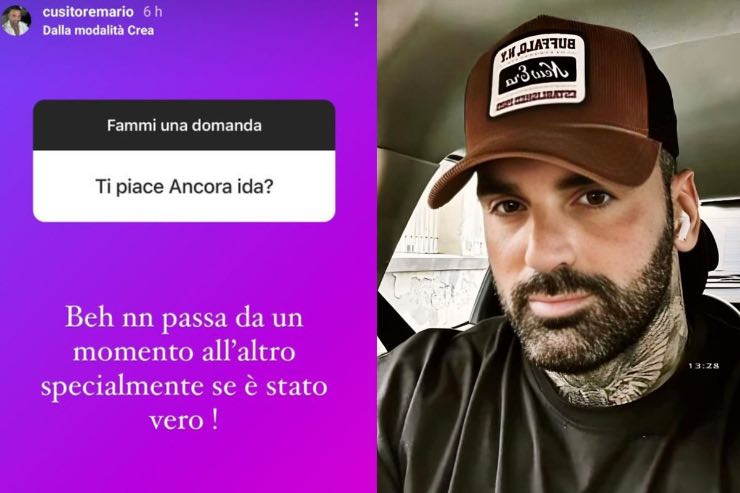 Mario fa una confessione su Ida