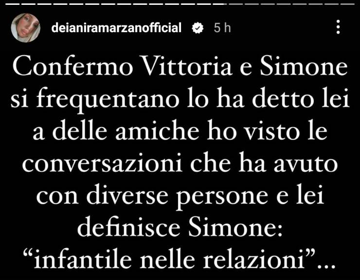 Arriva una nuova rivelazione su Vittoria e Simone di Temptation Island