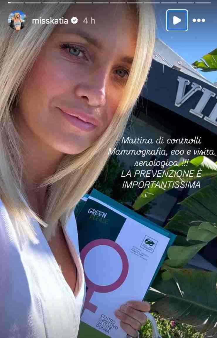 Katia Pedrotti lancia un messaggio ai fan