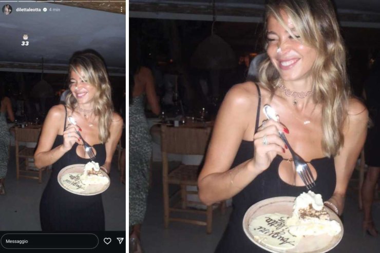 Diletta Leotta mostra come ha festeggiato il compleanno