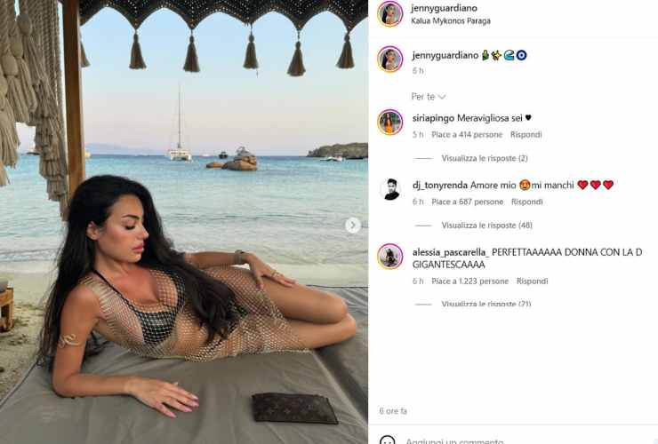 Temptation Island, Jenny in vacanza da sola