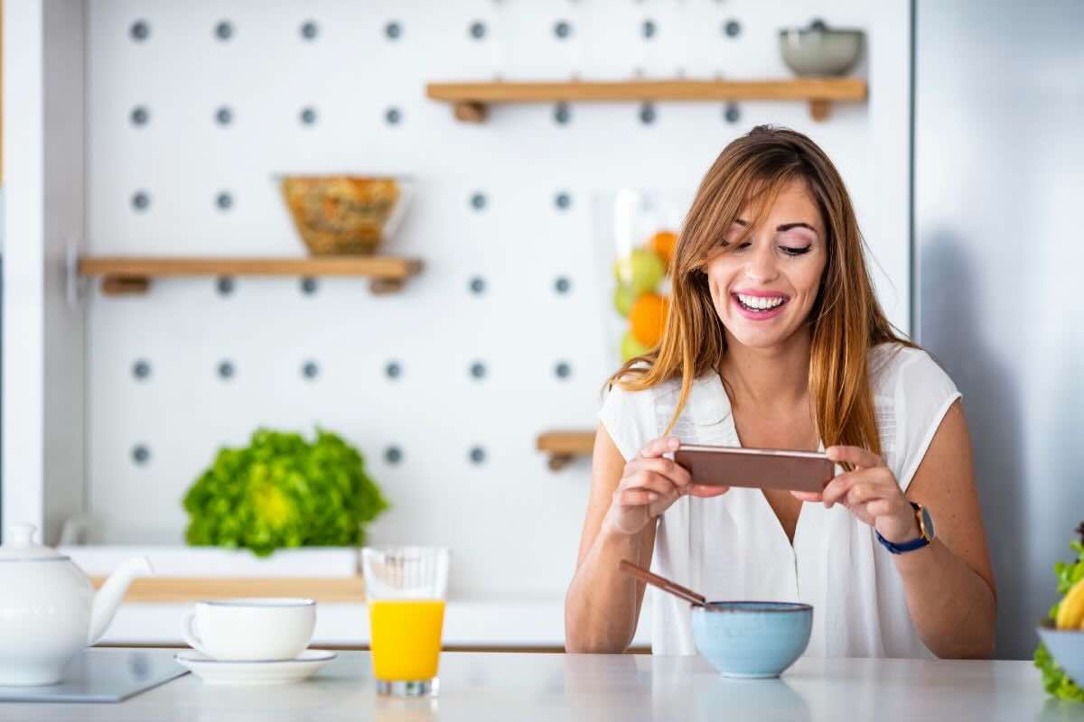 Dimagrire senza sforzi fotografando il cibo